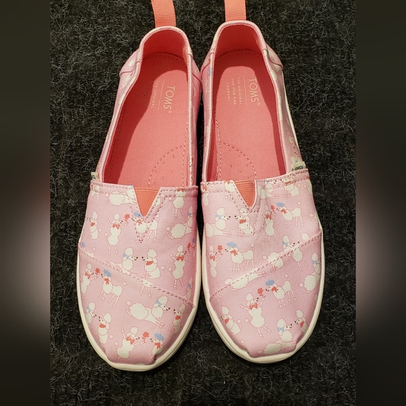 TOMS Pink Oodles of Poodles Alpargata Espadrille - Picture 2 of 7